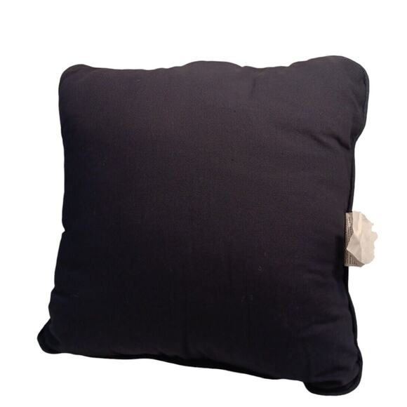 Lighthouse & Nautical Coastal Scene Mohawk Home Vtg Pillow Blue Burgundy 15" USA - Picture 4 of 6